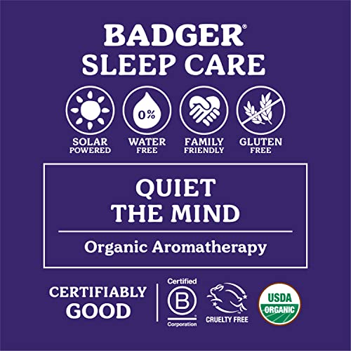 Badger - Sleep Balm, Lavender & Bergamot, Natural Sleep Balm, Scented Relaxin...