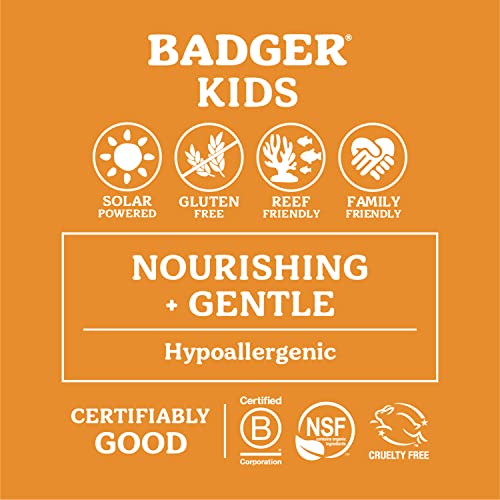 Badger SPF 35 Kids Mineral Sunscreen Face Stick - Reef-Friendly Broad-Spectru...