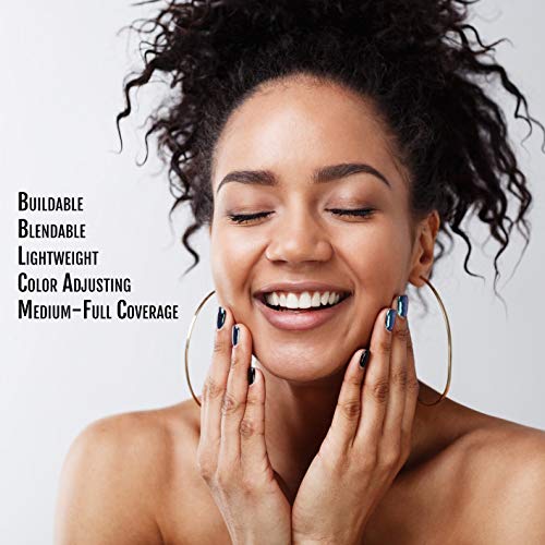 BaeBlu Organic Aloe-Based LUX Liquid Foundation, Natural Vegan Gluten-Free Ma...