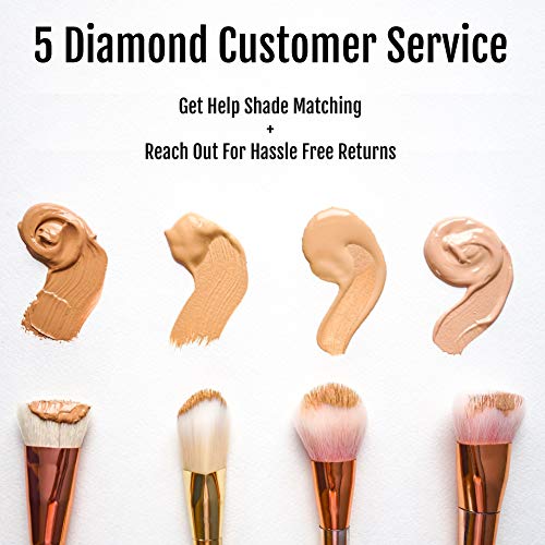 BaeBlu Organic Aloe-Based LUX Liquid Foundation, Natural Vegan Gluten-Free Ma...