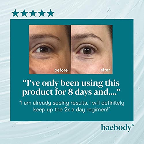 Baebody Eye Gel for Under and Around Eyes to Smooth Fine Lines, Brighten Dark...