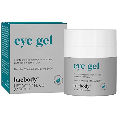 Baebody Eye Gel for Under and Around Eyes to Smooth Fine Lines, Brighten Dark...