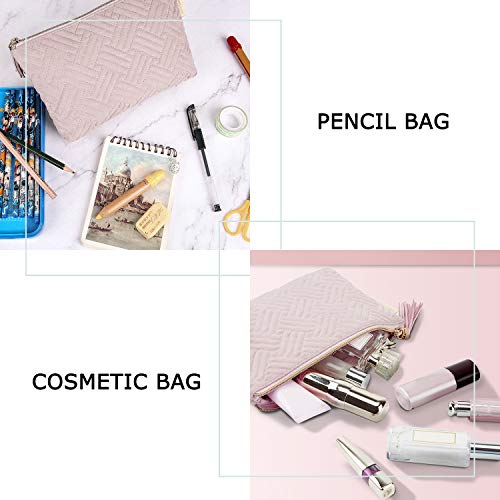 Small Cosmetic Bag,BAGSMART Elegant Roomy Makeup Bags,lipstick pouch,Zipper P...