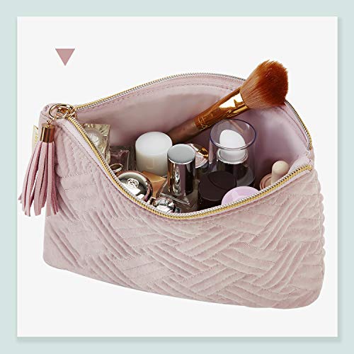 Small Cosmetic Bag,BAGSMART Elegant Roomy Makeup Bags,lipstick pouch,Zipper P...