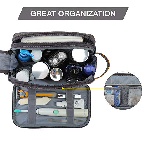 Toiletry Bag for Men, BAGSMART Travel Toiletry Organizer Dopp Kit Water-resis...