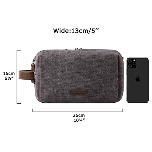 Toiletry Bag for Men, BAGSMART Travel Toiletry Organizer Dopp Kit Water-resis...