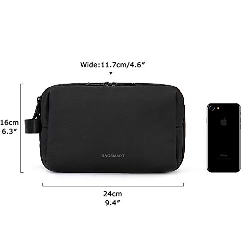 Toiletry Bag for Men, BAGSMART Travel Toiletry Organizer Dopp Kit Water-resis...