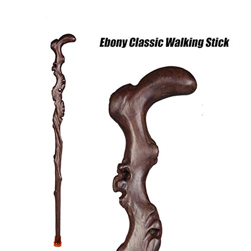Bahu Wood Carved Crutch, Handmade Wooden Cane for Men and Women, Fashionable ...