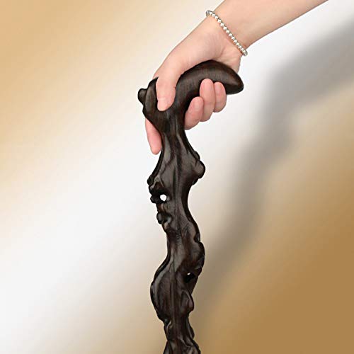 Bahu Wood Carved Crutch, Handmade Wooden Cane for Men and Women, Fashionable ...