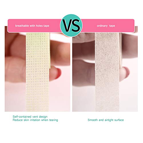 6 Rolls Blue Eyelash Extensions Tape Japan Micropore Medical Soft Lash Tape f...