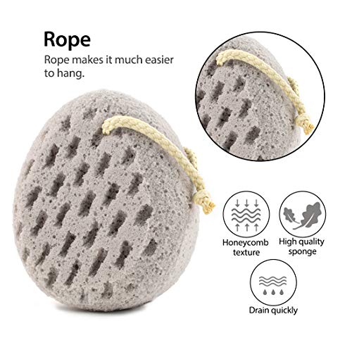 BAIMEI Bath Sponge, Sponge Loofah Body Scrubber, Shower Pouf Cleaning Loofahs...