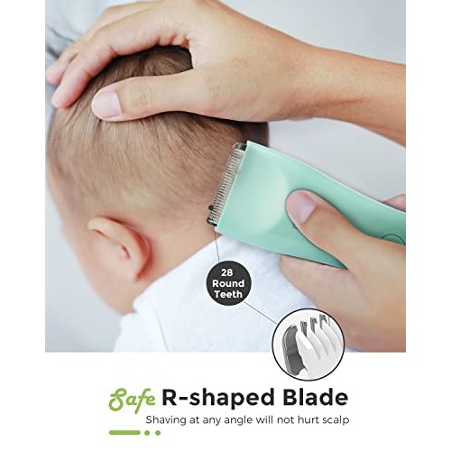 Baistom Baby Hair Clipper, Quiet Hair Trimmer for Kids and Children, Waterpro...