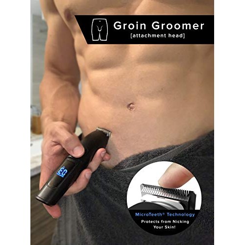 baKblade Body Grooming - BODBARBER - 11 in 1 Men's Body Grooming Kit, Attachm...