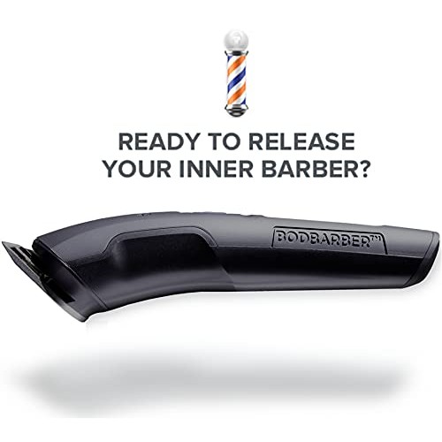 baKblade Body Grooming - BODBARBER - 11 in 1 Men's Body Grooming Kit, Attachm...