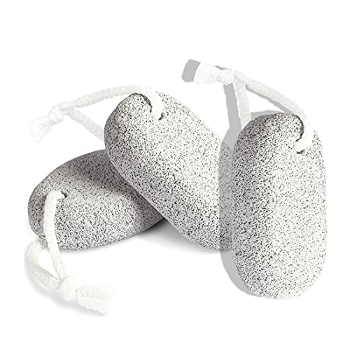 Pumice Stone for Feet, 3 PCS Natural Foot Pumice Stone, Lava Pedicure Tools H...