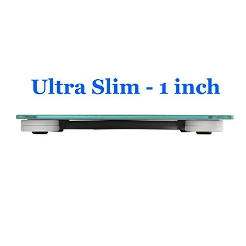 BalanceFrom Digital Body Weight Bathroom Scale with Step-On Technology and Ba...