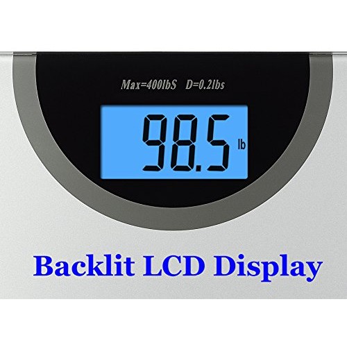 BalanceFrom Digital Body Weight Bathroom Scale with Step-On Technology and Ba...