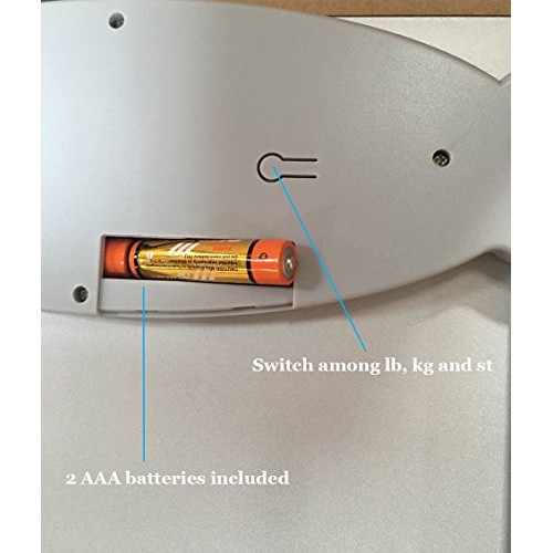 BalanceFrom Digital Body Weight Bathroom Scale with Step-On Technology and Ba...