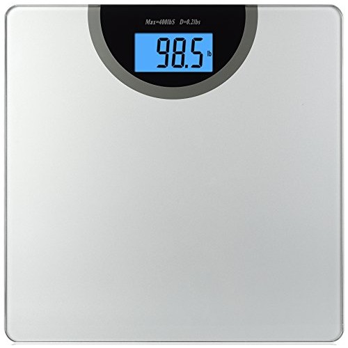 BalanceFrom Digital Body Weight Bathroom Scale with Step-On Technology and Ba...