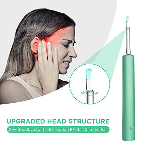 Ear Wax Removal Endoscope, Upgraded Heads 1080P FHD Ear Cleaner Wireless Ear ...