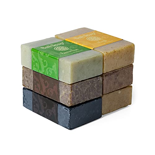 Bali Soap - Natural Soap Bar for Men & Women - 6 pc Variety Pack Gift Set, Fa...