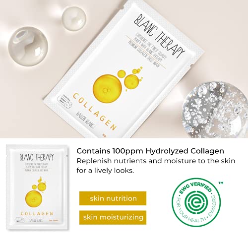 Ballon Blanc Therapy Face Facial Masks Sheet | Infused With Berry Collagen La...