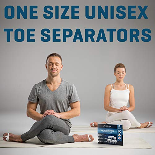 Ballotte Toe Spacers, Toe Spreader [for Gentle Natural Toes Alignment] 3 Pair...