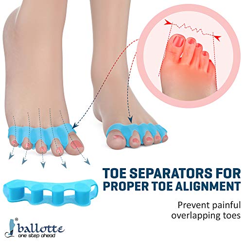 Toe Separator, Toe Spacers [Realign Toes and Relieve Tightness in Your Feet] ...