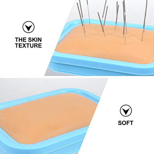 Baluue Human Skin Injection Pad Training Model Silicone Acupuncture Model for...