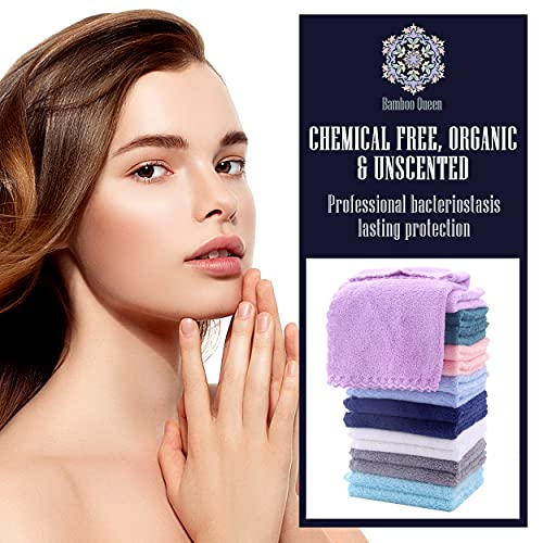 16 Count Premium Makeup Remover Cloths- Super Soft Not Wear Skin - 8×8 Inches...