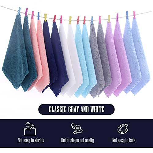 16 Count Premium Makeup Remover Cloths- Super Soft Not Wear Skin - 8×8 Inches...