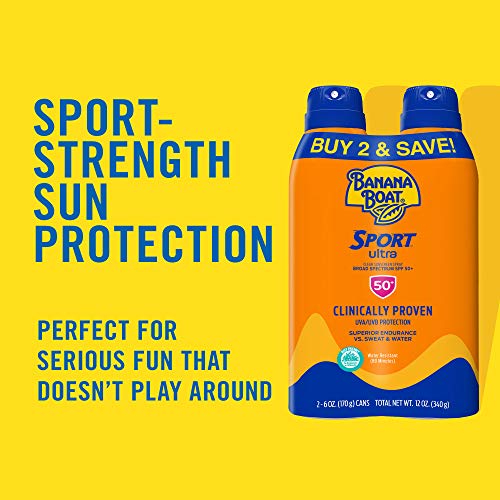 Banana Boat Sport Ultra, Reef Friendly, Broad Spectrum Sunscreen Spray, SPF 5...