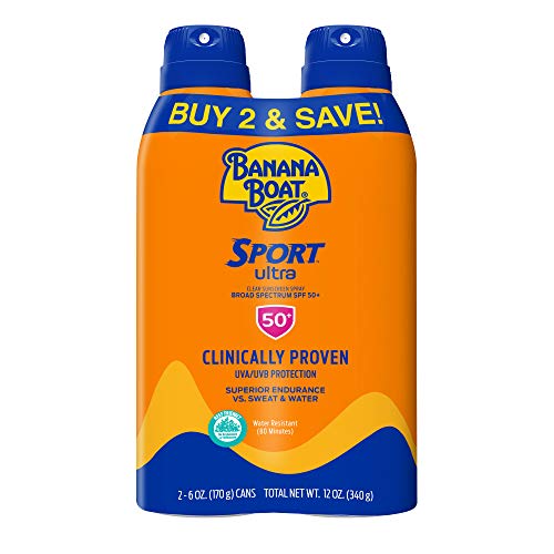 Banana Boat Sport Ultra, Reef Friendly, Broad Spectrum Sunscreen Spray, SPF 5...