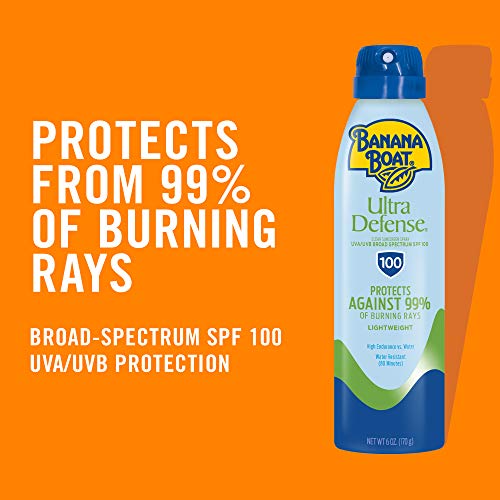 Banana Boat Ultra Defense MAX Skin Protect Clear, Broad Spectrum, Ultra Mist ...