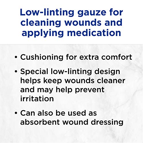 Band Aid Brand First Aid Products Tru-Absorb Sterile Gauze Sponges for Cleani...