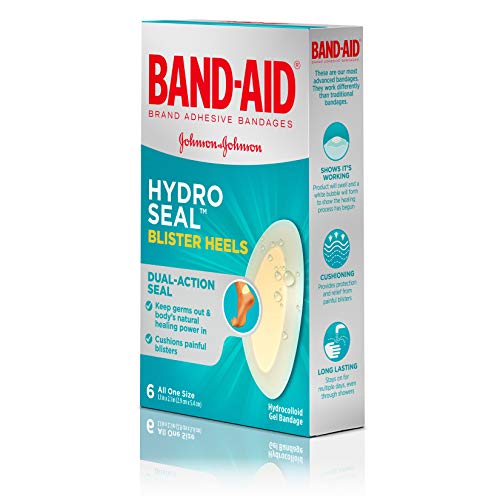 Band-Aid Brand Hydro Seal Adhesive Bandages for Heel Blisters, Waterproof Bli...