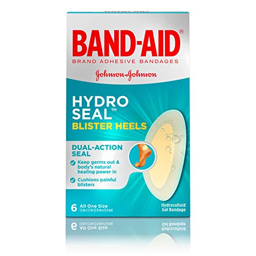 Band-Aid Brand Hydro Seal Adhesive Bandages for Heel Blisters, Waterproof Bli...