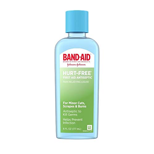 BAND-AID Hurt-Free First AID Antiseptic Wash, 6 oz (Pack of 6)