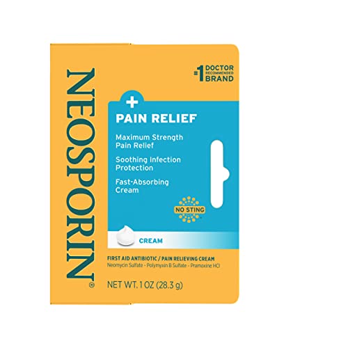 Neosporin + Pain Relief Dual Action Cream, 1 Oz