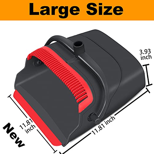 Broom and Dustpan set Large Size Dust pan and Stiff with 55.9 inch Long Handl...