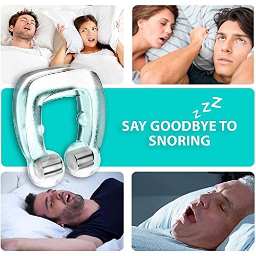 Anti Snoring Devices - Silicone Magnetic Anti Snoring Nose Clip, Snoring Solu...