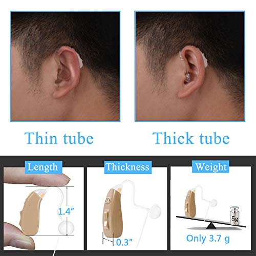 Banglijian Hearing Aid Rechargeable Hearing Amplifier, Digital Noise Cancelli...