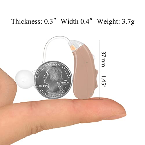 Banglijian Hearing Aid Ziv-201A Rechargeable Digital Noise Cancelling Small S...