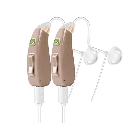 Banglijian Hearing Aid Ziv-201A Rechargeable Digital Noise Cancelling Small S...