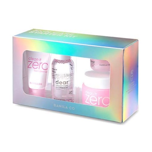 BANILA CO Dear Hydration Skin Starter Set, 4 Piece Skincare Routine, Daily fa...