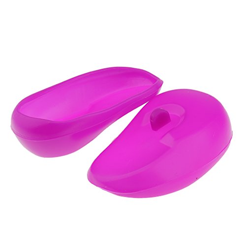 Baoblaze 4 Pairs Silicone Ear Cover Hair Dye Coloring Shield Cap Protects Ear...