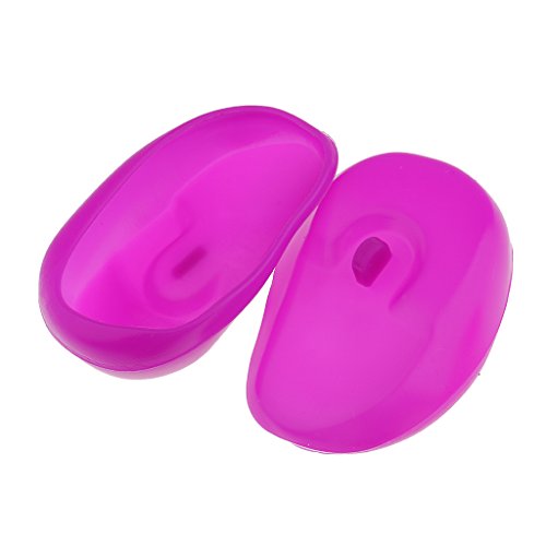 Baoblaze 4 Pairs Silicone Ear Cover Hair Dye Coloring Shield Cap Protects Ear...
