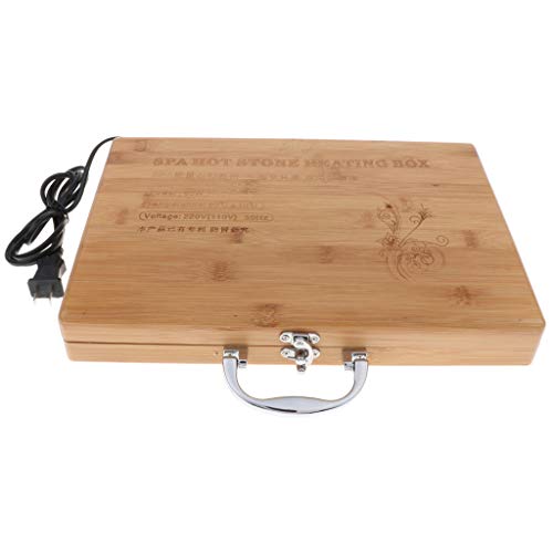Baoblaze Professional Wooden Hot Stone Heater, SPA Massage Hot Stone Warmer H...