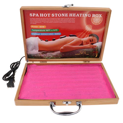 Baoblaze Professional Wooden Hot Stone Heater, SPA Massage Hot Stone Warmer H...