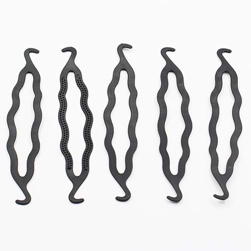 Baost 5 Pcs Double Hook Hair Twist Styling Clip Stick Hair Pin Braid Hair Bun...